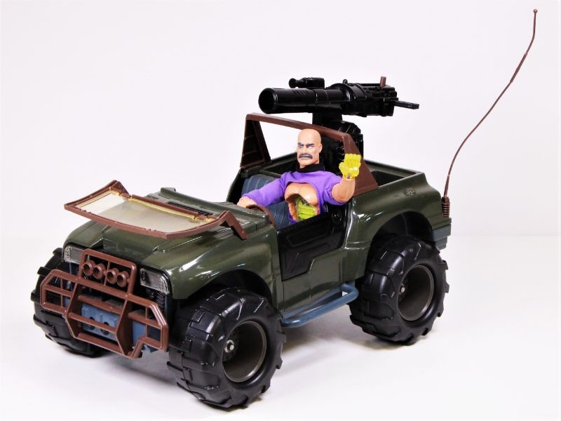 Action Man Jeep M-6757 + Dr. X (Toxic Gut) figurine